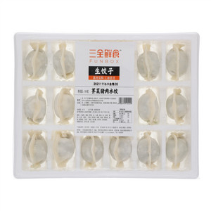 三全鲜食 生饺子 荠菜猪肉水饺