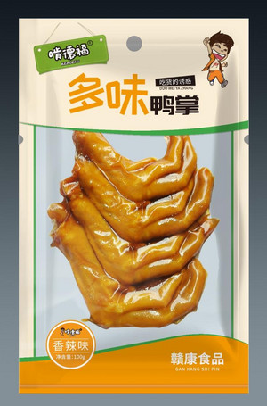 100克多味鸭掌（香辣味）