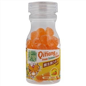 齐天盖维生素C+钙软糖（香橙味）