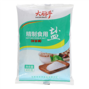 大厨手精制食用盐(未加碘)