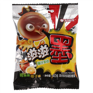 好丽友可乐味橙子味混合胶型凝胶糖果