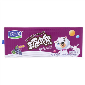 君乐宝顽皮熊葡萄味复合蛋白饮品
