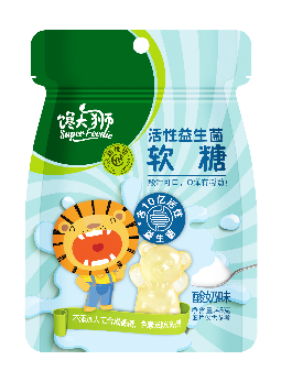 永辉优选馋大狮酸奶味活性益生菌软糖