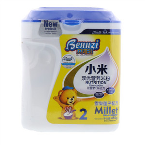 贝努滋雪梨莲子配方小米双优营养米粉