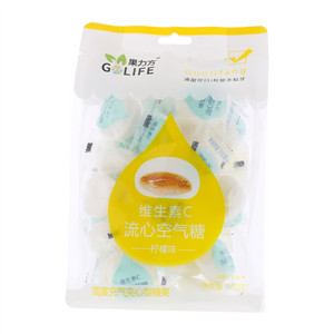GOLIFE果力方柠檬味维生素c流心空气糖