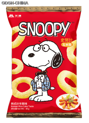 艾漫史努比韩式炒年糕味玉米圈