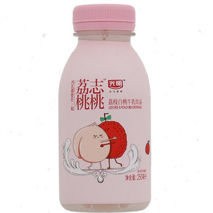 光明荔枝白桃牛乳饮品 250ml