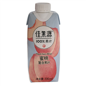 佳果源蜜桃复合果汁100%果汁