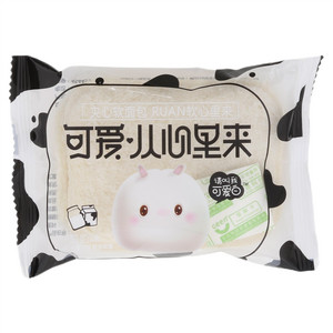面吧可爱白夹心软面包酸奶味