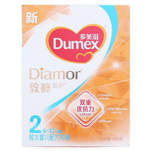 多美滋Dumex Diamor致粹新护较大婴儿配方乳粉（6-12月龄2段）