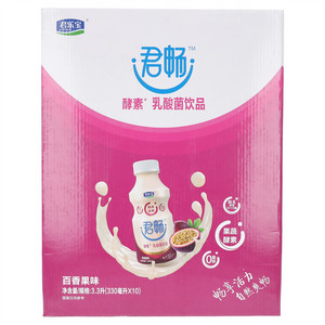 君乐宝君畅百香果味酵素+乳酸菌饮品