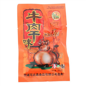 新香园牛肉干味新型豆制品