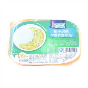 得益绿色鲍汁焖菇自热方便米饭
