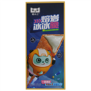 萌小二牛奶味熔岩冰冰脆（膨化食品）