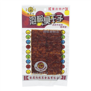 陆草垫泡椒臭干子调味面制品