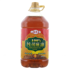 秦甄福香园100%纯胡麻油