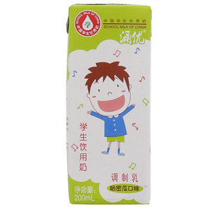 涌优哈密瓜口味学生饮用奶调制乳