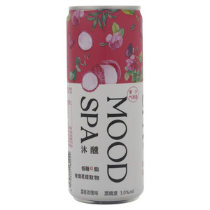 MoodSPA沐醺荔枝玫瑰味果汁气泡酒