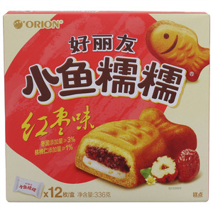 ORION好丽友小鱼糯糯红枣味 糕点