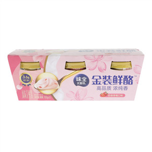 金装鲜酪风味发酵乳（奶香草莓口味）