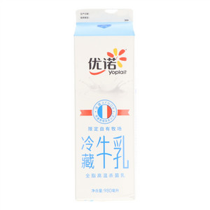 优诺全脂高温杀菌乳