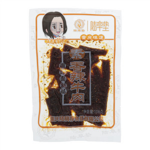 陆草垫素香辣牛肉调味面制品