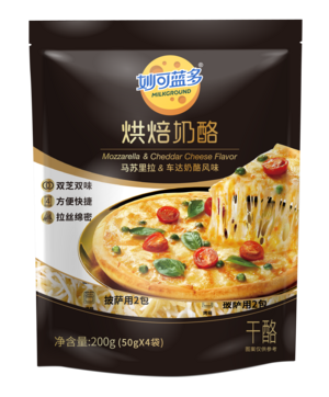 妙可蓝多马苏里拉&车达奶酪烘焙奶酪