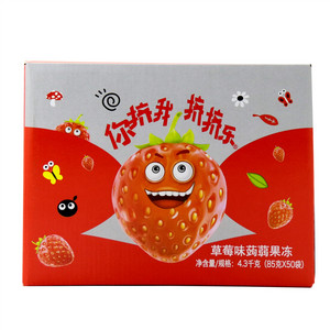 草莓味蒟蒻果冻