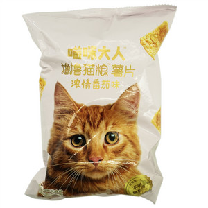 猫咪大人浓情番茄味撸撸猫粮薯片
