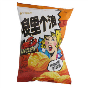好丽友浪里个浪麻辣小龙虾味膨化食品