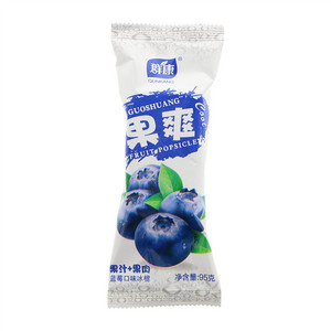 群康果爽（果汁+果肉蓝莓口味冰棍）