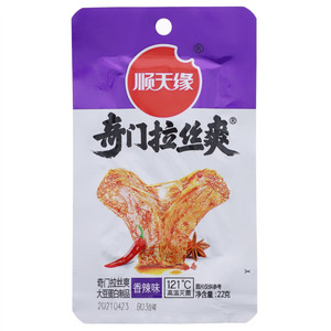 顺天缘香辣味奇门拉丝爽（大豆蛋白制品）