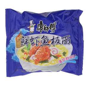 康师傅鲜虾鱼板面