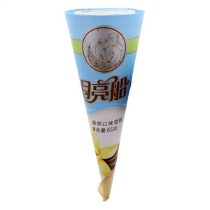 美伦月亮船香草口味雪糕