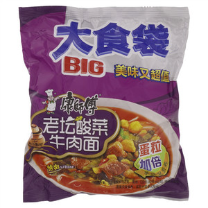 康师傅老坛酸菜牛肉面 