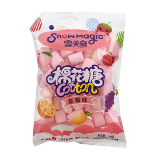 雪美奇草莓味棉花糖