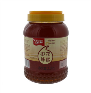众天枣花蜂蜜2.5kg