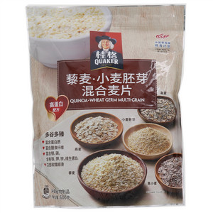 桂格藜麦小麦胚芽混合麦片600克