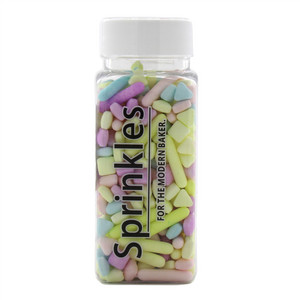 乐焙炫彩方瓶五彩哑光异形混糕点装饰用糖果