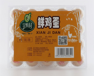 宇航村鲜鸡蛋20枚720克