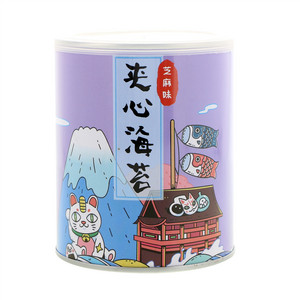 苏山岛芝麻味夹心海苔