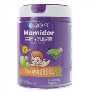 妈咪朵高锌+乳酸菌婴幼儿特殊膳食营养米乳