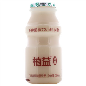 植益白桃味低糖乳酸菌饮品