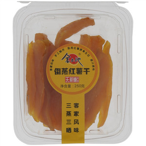 金土地无糖倒蒸红薯干