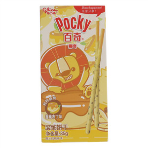 格力高百奇粒粒曲奇香蕉布丁味装饰饼干