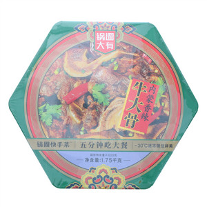 锅圈大有锅圈快手菜内蒙香辣牛大骨