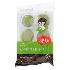 淳风派抹茶味夹心麻糬