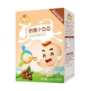 力兒奶溶小点点核桃益生菌酸奶溶豆