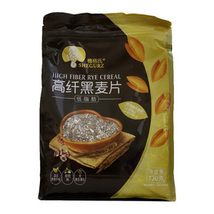 高纤黑麦片