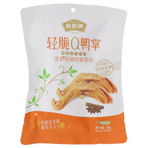 藤桥牌全新轻盐轻食系列酱香味轻脆Q鸭掌